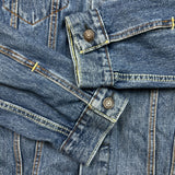 Levi's Type III Denim Jacket Mens Large Blue Medium Wash Western Trucker