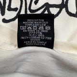 Stussy T Shirt Mens Medium White Have A Good Vibe Double Sided Care Label Tee