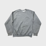 Vintage Y2K Russell Athletic Sweatshirt Mens Large Gray Blank Pullover Crewneck