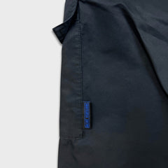 Adidas Blue Version Cargo Pants Mens Small Black 3 Stripe Trefoil Taper Leg