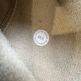 Lululemon Scuba Oversized 1/2 Zip Hoodie Womens Medium Beige Hooded Sweater