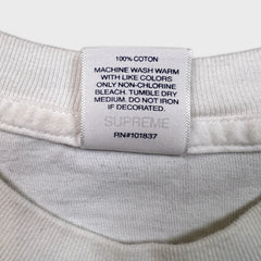 SS19 Supreme Greetings From NY T Shirt Mens Medium White Short Sleeve Tee