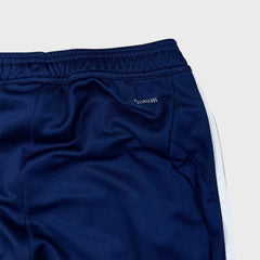 Adidas Track Pants Mens Small Blue Essentials 3 Stripe Training Athletic Jogger