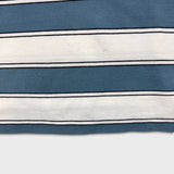 Vintage 90s Polo Ralph Lauren Company Shirt Mens Large White Flag Striped Short Sleeve