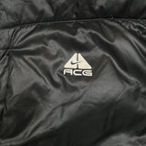 Nike ACG Sportswear Jacket Mens XL Black Swoosh Spell Out Puffer Down Coat