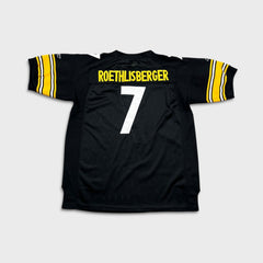 Vintage 2009 Reebok Pittsburgh Steelers Ben Roethlisberger Jersey Mens 2XL Stitched NFL