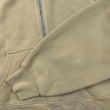 Lululemon Scuba Oversized 1/2 Zip Hoodie Womens Medium Beige Hooded Sweater