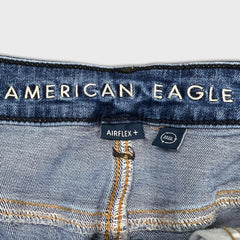 American Eagle Jeans Mens 34x32 Blue Airflex + Athletic Straight Medium Wash Denim Pants