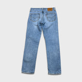 Levi's 511 Jeans Mens 33x32 Blue Slim Fit Mid Rise Light Wash Faded Denim Pants