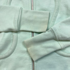 Lululemon Scuba Hoodie *Stretch Womens Size 4 Green Full Zip Hooded Sweater