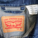 Levi's Type III Denim Jacket Mens XL Blue Medium Wash Western Trucker