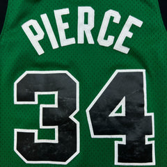 Vintage Adidas Paul Pierce #34 Boston Celtics Jersey Mens Large Green NBA Swingman Basketball