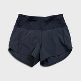 Lululemon Speed Up Short Long High-Rise 4" Womens Size 4 Black Lined Athletic