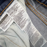 Levi's 505 Jeans Mens 32x34 Blue Regular Fit Straight Leg Faded Medium Wash Denim Pants