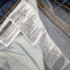 Levi's 505 Jeans Mens 32x34 Blue Regular Fit Straight Leg Faded Medium Wash Denim Pants