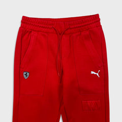 PUMA x Scuderia Ferrari Sweatpants Mens Small Red Motorsport Racing Jogger