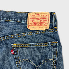 Levi's 505 Jeans Mens 34x30 Blue Regular Fit Straight Leg Dark Wash Denim Pants