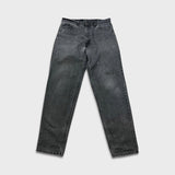 Vintage 90s Levi's 550 Jeans Mens 36x34 Black Relaxed Fit Tapered Leg Fade Denim Pants