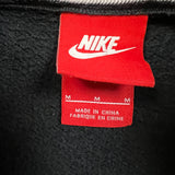 Nike Sportswear Hoodie Mens Medium Black Swoosh Pullover Hooded Sweatshirt