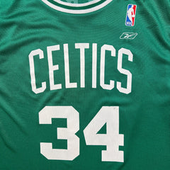 Vintage Reebok Paul Pierce #34 Boston Celtics Jersey Mens Large Green NBA Basketball