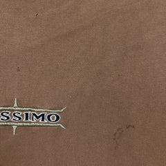 Vintage 90s Mossimo T Shirt Mens Medium Brown Faded Single Stitch Distressed Tee