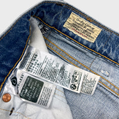 Levi's 517 Bootcut Jeans Mens 31x30 Blue Light Wash Faded Stretch Denim Pants