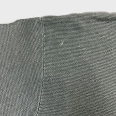 Vintage 90s Blank T Shirt Mens 2XL Green Faded Distressed Short Sleeve Tee