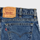 Vintage 90s Levi's 512 Jeans Mens 34x34 Blue Slim Fit Tapered Leg Medium Wash Pants