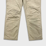 Carhartt Pants Mens 36x32 Beige Relaxed Fit Workwear Carpenter Straight Baggy