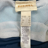 Diesel Shorts Mens Medium Blue Beachwear Pocketed Lined Athletic Swimming Trunks