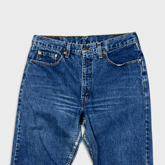 Vintage Levi’s 615 Jeans Mens 33x28 Blue Orange Tab Relaxed Straight Leg 90s Pants