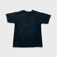 Led Zeppelin T Shirt Mens Medium Black Sun Faded Distressed Band Tee