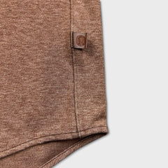 Lululemon Soft Knit Overshirt Mens Large Brown Relaxed Fit Button Up Shirt