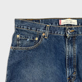 Vintage 90s Levi's 569 Jean Mens 36x34 Blue Loose Straight Dark Wash Baggy Denim Pants