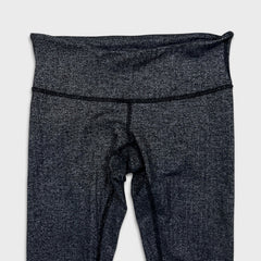 Lululemon Wunder Under Womens Size 4 Gray Low Rise Yoga Leggings Pilates