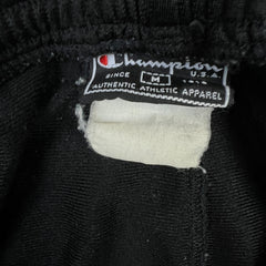 Vintage 90s Champion Track Pants Mens Medium Black USA Tear Away Athletic Jogger