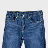 Levi's 514 Jeans Mens 32x32 Blue Slim Straight Fit Medium Wash Faded Denim Pants