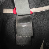 The North Face Fleece Womens Small Black Spell Out Full Zip Outdoor Jacket