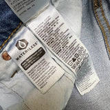 Levi's 511 Jeans Mens 33x32 Blue Slim Fit Mid Rise Light Wash Faded Denim Pants