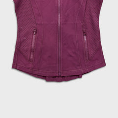 Lululemon Define Jacket Womens Size 6 Purple Full Zip Sports Track Suit Top