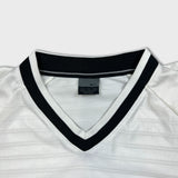 Vintage Y2K Nike Sportswear T Shirt Mens XL White Swoosh Athletic V Neck Short Sleeve Tee