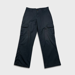 Dickies Pants Mens 32x30 Black Wide Baggy Cargo Workwear Casual Chino Trousers