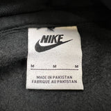 Nike Sportswear Hoodie Womens Medium Black Center Swoosh Pullover Hooded Sweater