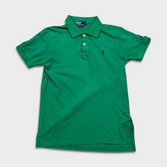 Vintage 90s Polo Ralph Lauren Shirt Mens Large Green Pony Casual Short Sleeve