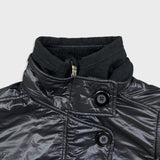 Lululemon Light Jacket Womens Size 8 Black Lightweight High Collar Lined Full Zip