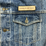 Vintage 90s Guess Denim Vest Mens XL Blue USA Jean Trucker Jacket