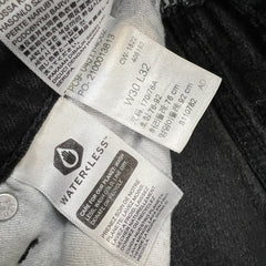 Levi's 511 Jeans Mens 30x30 Black Slim Fit Mid Rise Dark Wash Stretch Denim Pants