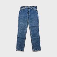 Vintage 90s Levi's 512 Jeans Mens 34x34 Blue Slim Fit Tapered Leg Medium Wash Pants