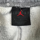 Vintage Y2K Nike Jordan Sweatpants Mens Medium Gray Jumpman Taper Leg Jogger