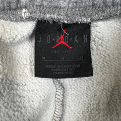 Vintage Y2K Nike Jordan Sweatpants Mens Medium Gray Jumpman Taper Leg Jogger